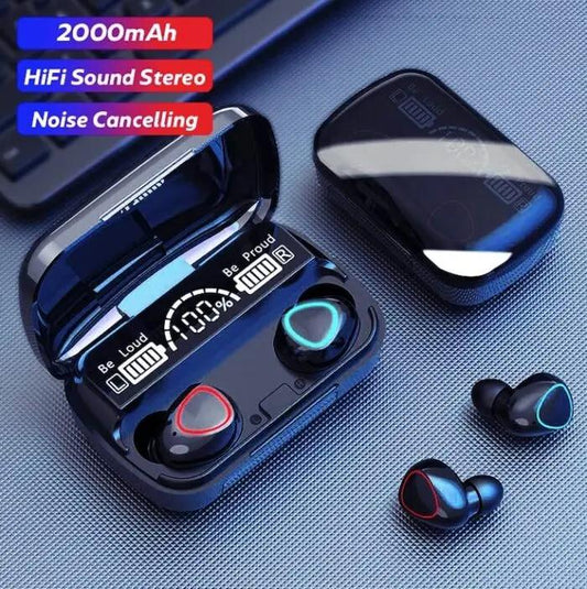 M10 TWS Wireless Earbuds with Charging Power Bank & LED Display 3D Touch Bluetooth Headset newest HAR Shopping Mall